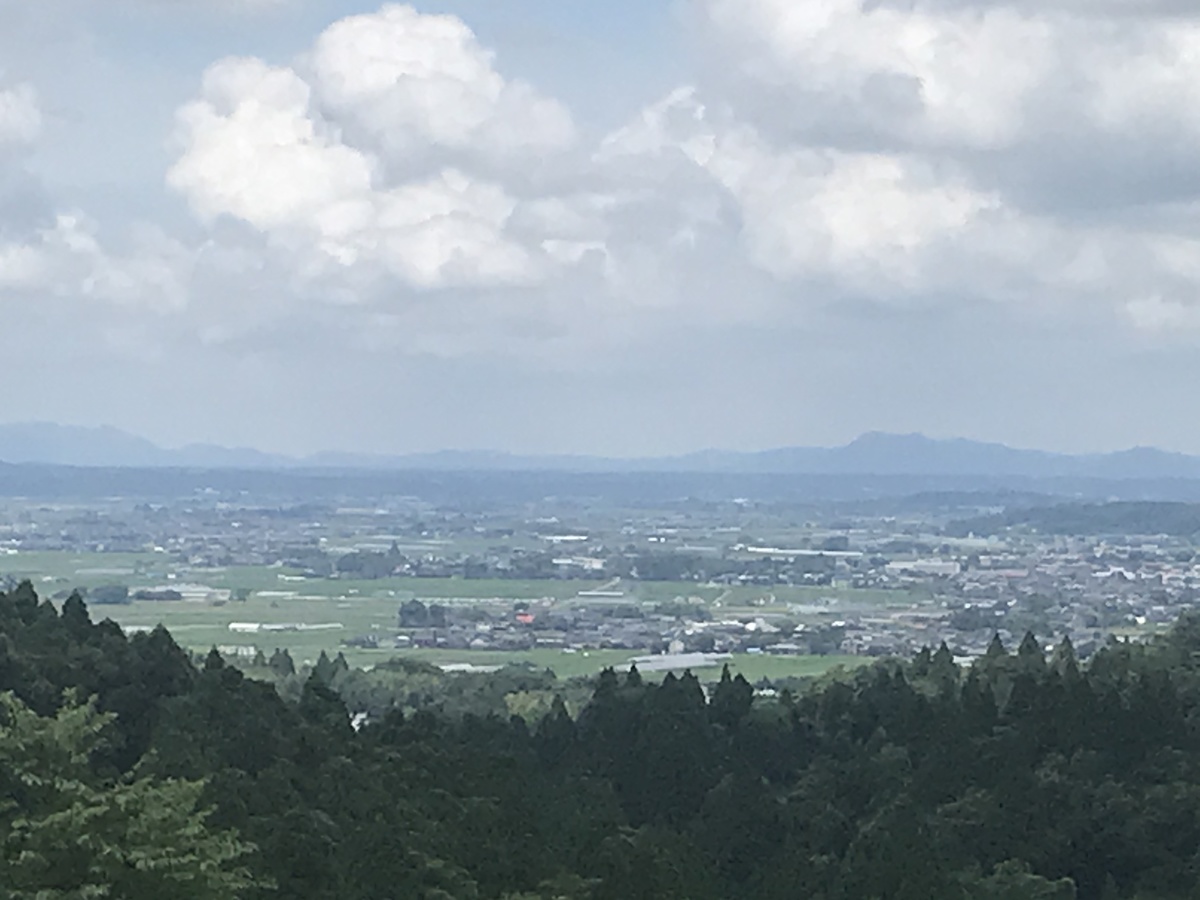 白金の森展望所からの風景